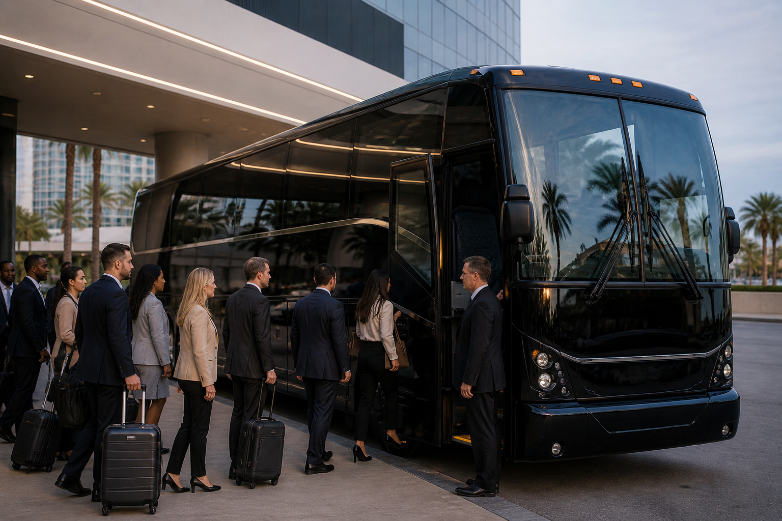 Charter Bus Service in Houston